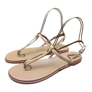 Cole Haan women size 9.5 Stylish Beige Sandals with Strappy Design